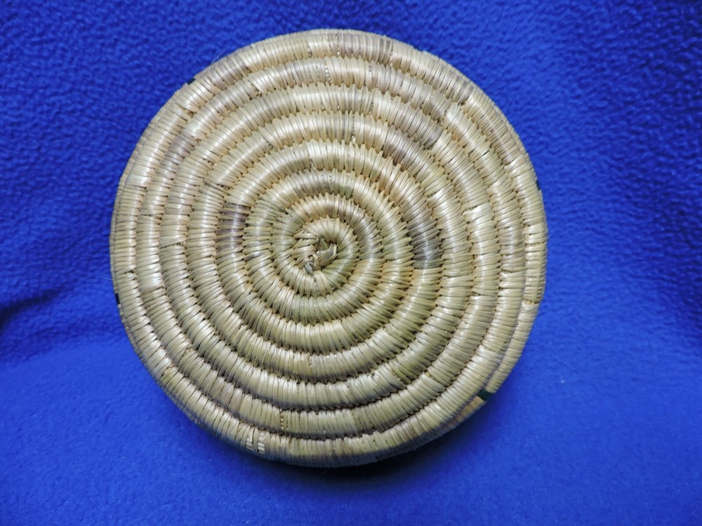 Hand Woven Boho Coil Trinket Basket