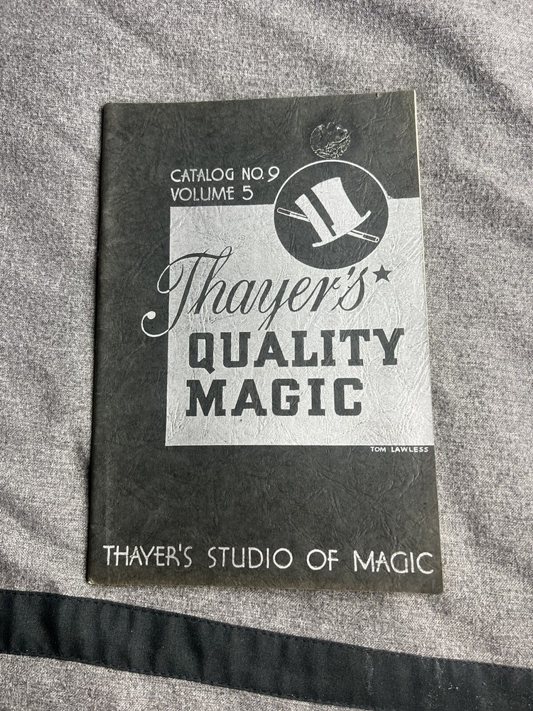 🔥VERY RARE Thayer Quality Magic Catalog #9 Vol 5 Collectable Magic🔥🔥