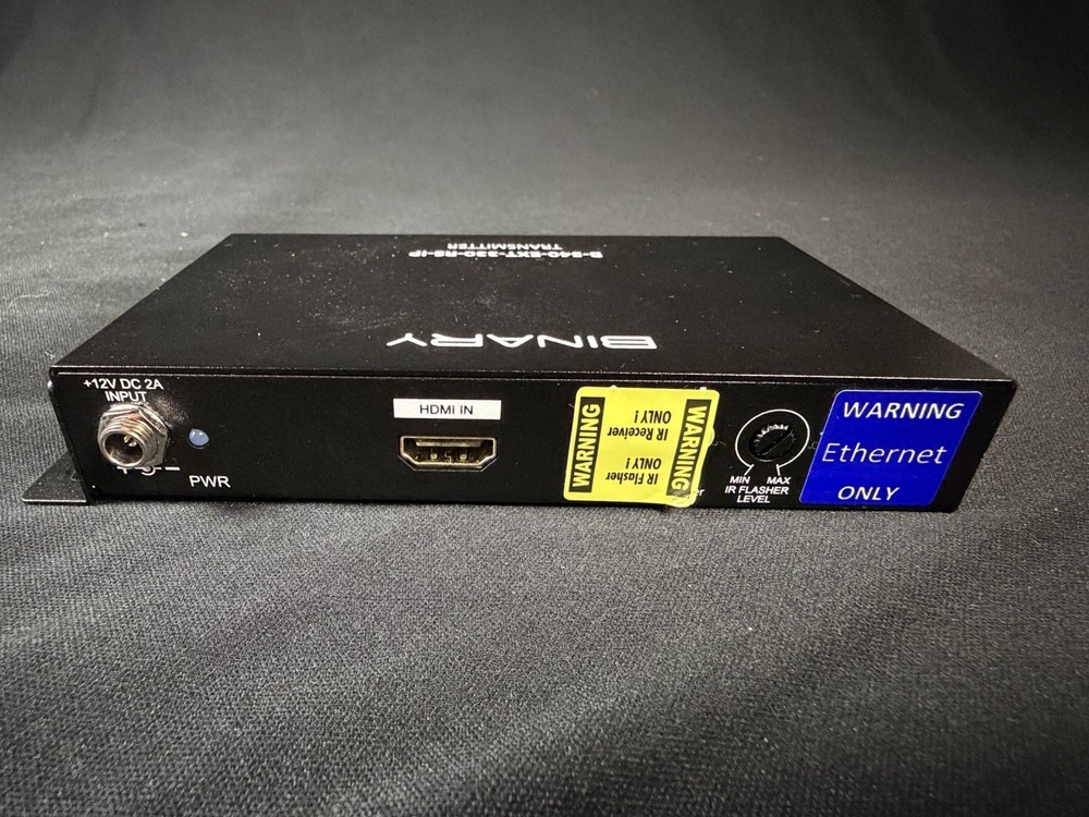 Binary B-540-EXT-330-RS-IP HDBaseT Transmitter w/ RS-232 IR 4K Extender