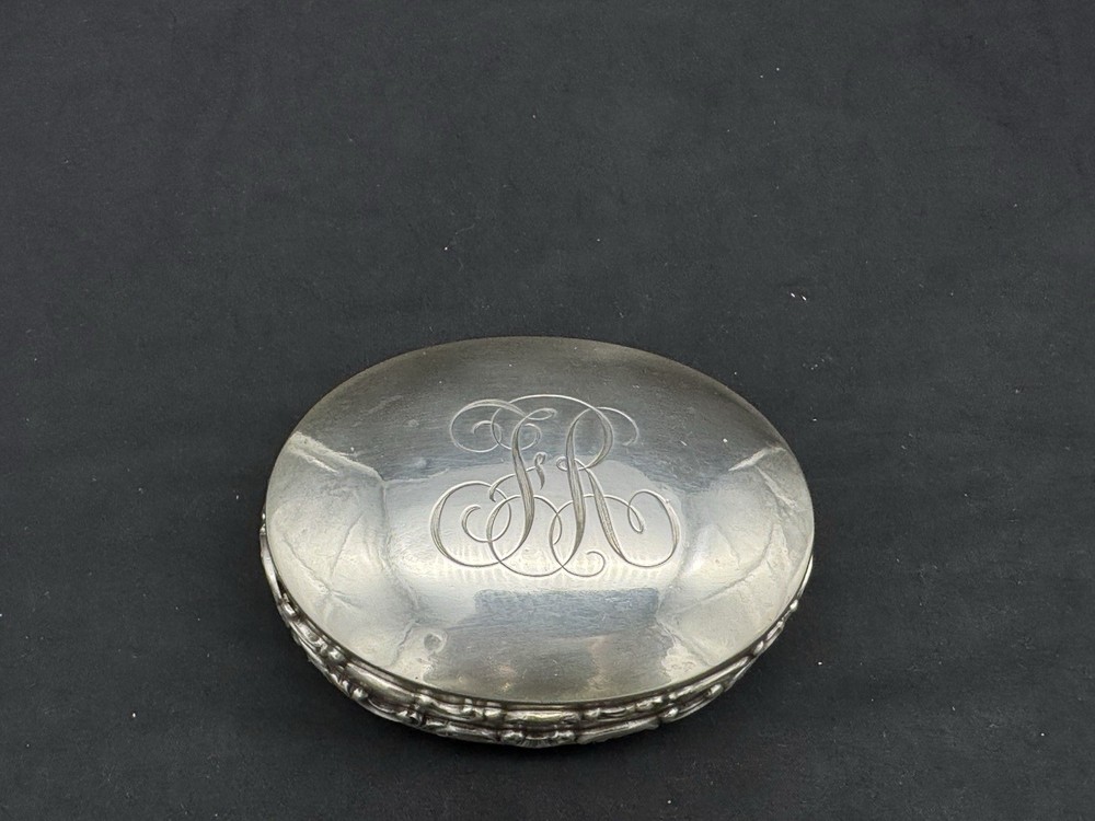 Antique Gorham Sterling Silver Soap Box, 120 grams