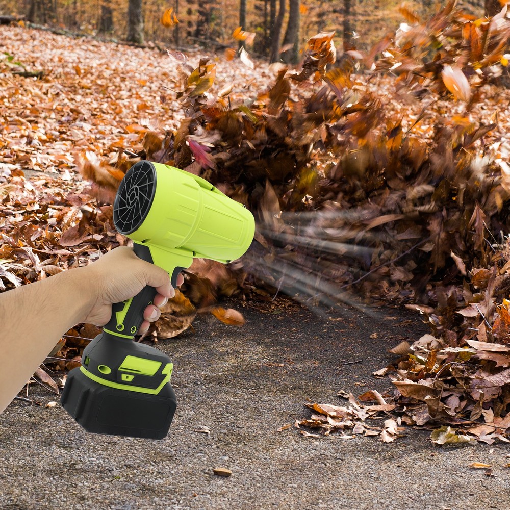Portable Green Leaf Blower - Handheld Nylon Silicone Dust Cleaner