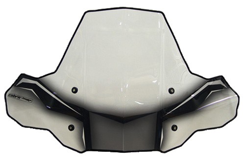 POWERMADD 24574 PROTEK Windshield No Headlight Cut-Out, Rapid Release Mount