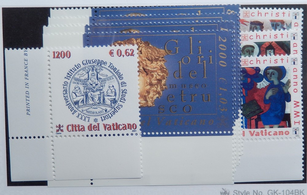 Vatican Scott #1196-1203 3 Sets, Mint OG Never Hinged