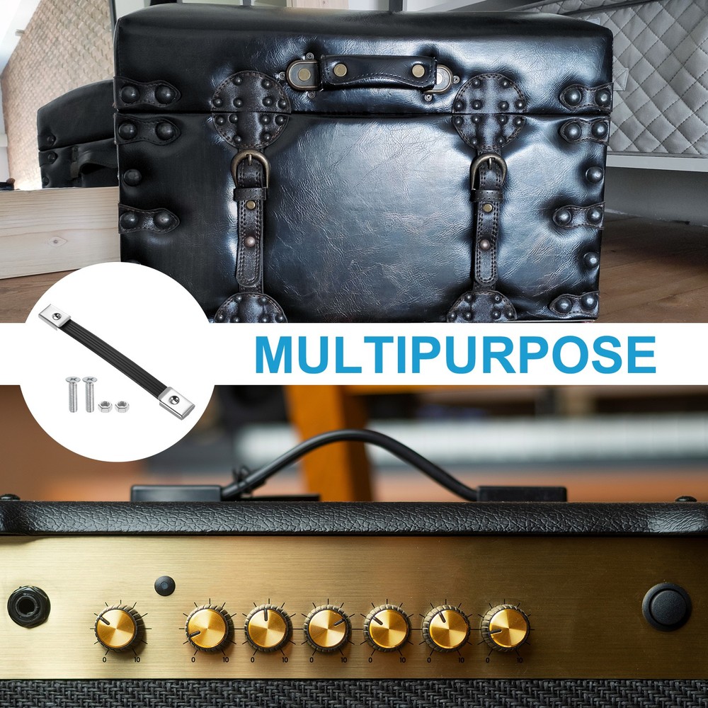 2 Pieces 9.7 Inches Speaker Cabinet Strap Handles, Pull for Speaker Case, Silver