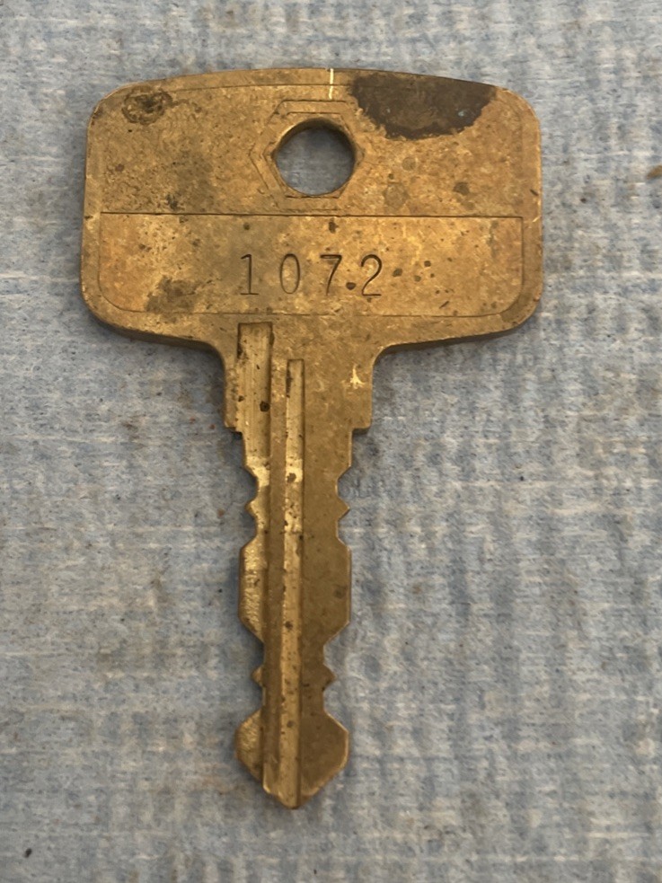 Matco Tool Box Key 1072