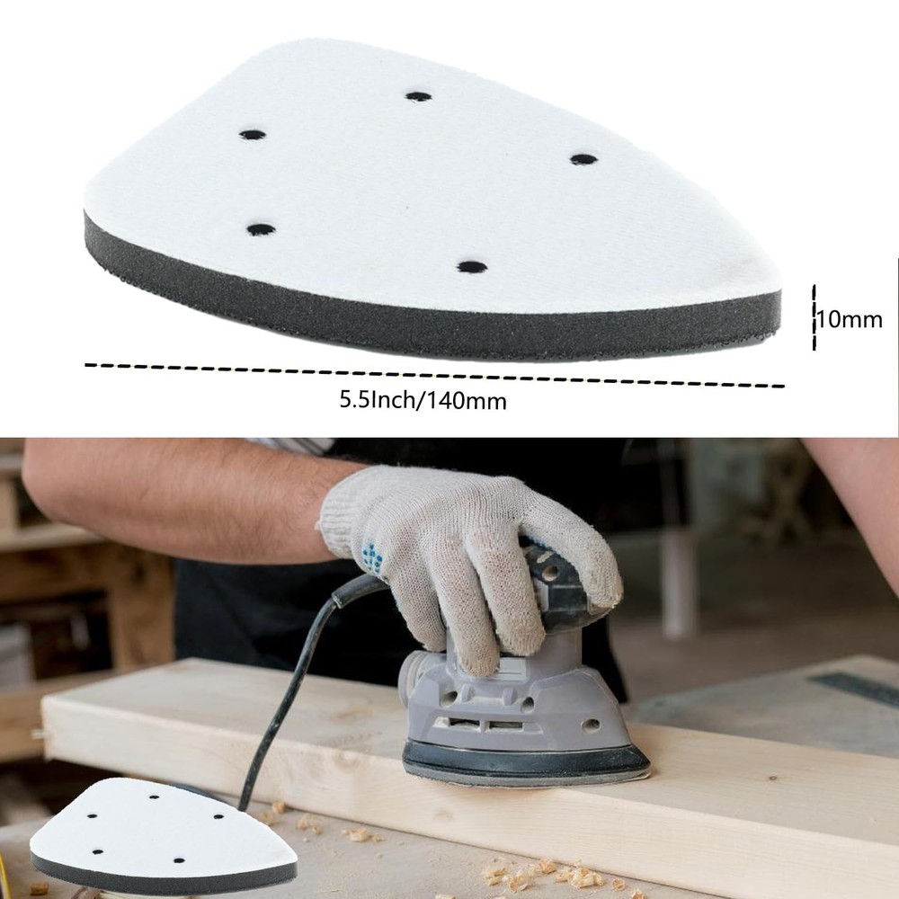 3pcs Mouse Detail Sanding Interface Pad 5 Holes