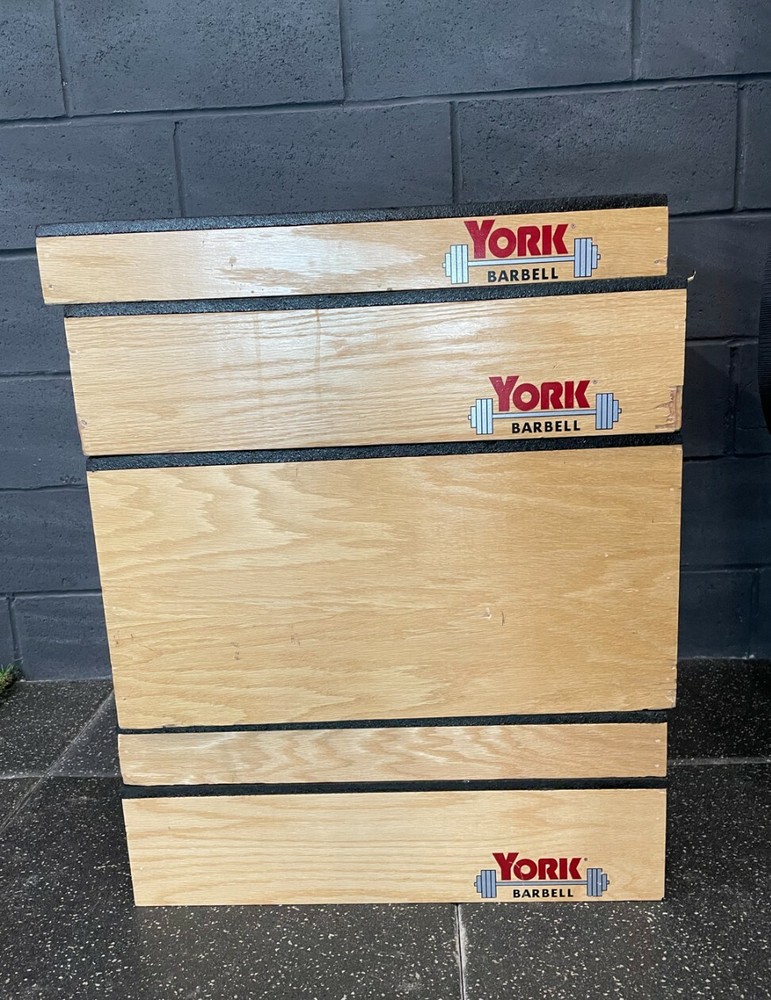 YORK BARBELL STACKABLE PLYO BOX - 2 FULL STACKS 