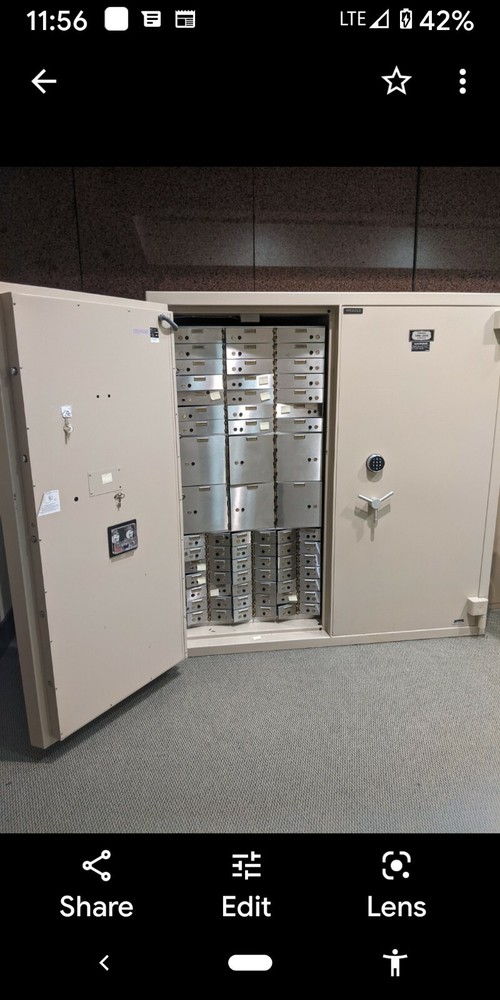 Safes used, a large inventory.