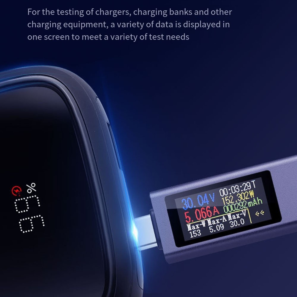 USB Tester Meter with Digital Display for Accurate Charging Measurement