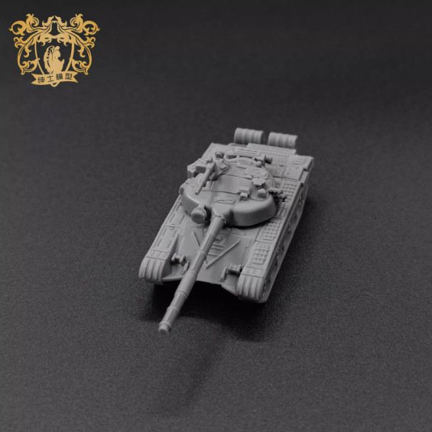 3D Printed 1/144 Soviet T-72B Main Battle Tank Unpainted Model