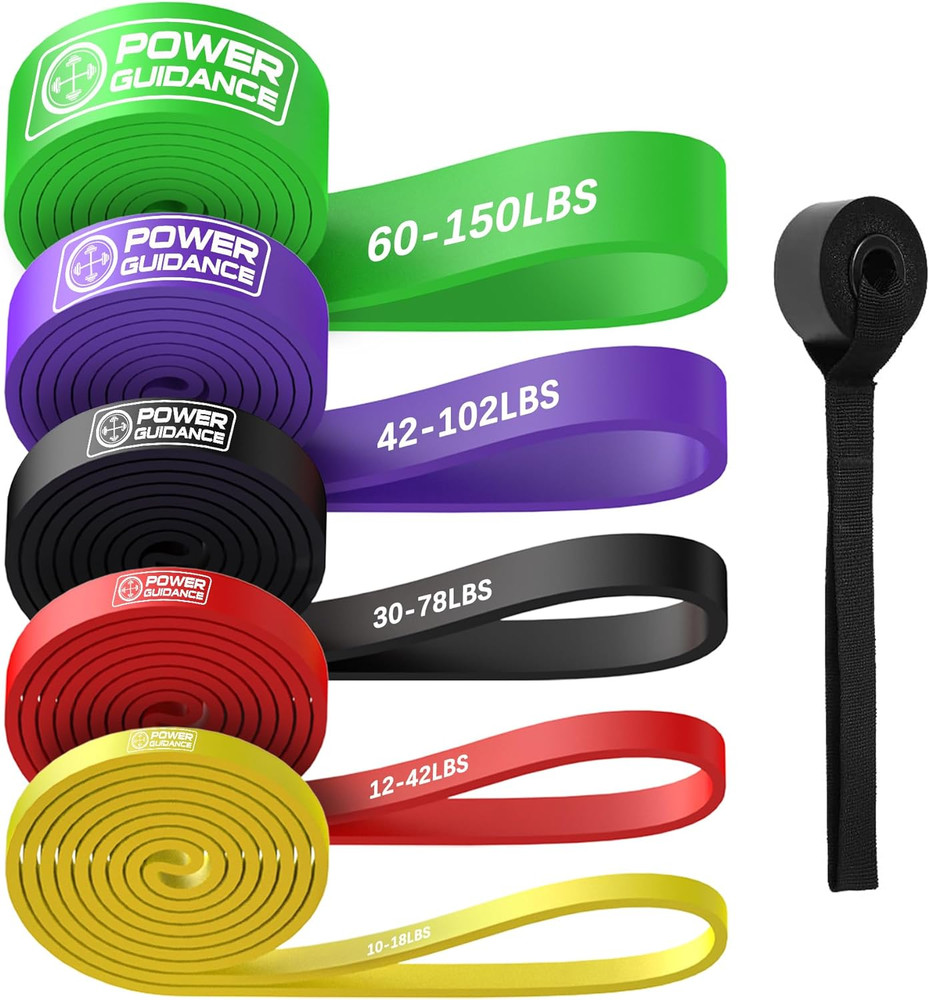 Resistance Bands, Set of 5 Pull up Bands, Pull up Assistance Bands, Exercise Ban