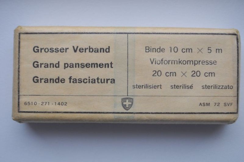 1972 NATO Army Original UNOPENED Bandage Pack 2