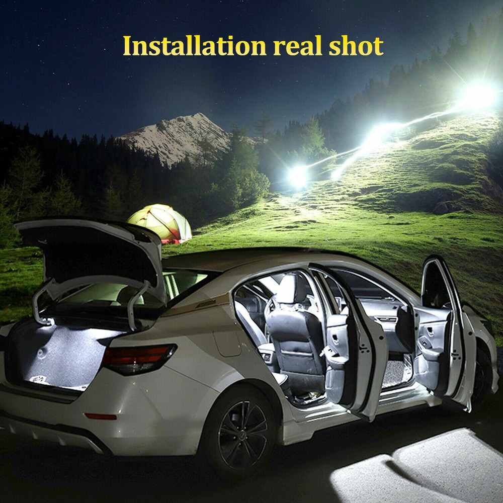 18PCS For 2007-2017 Ford Expedition White LED Interior Lights Bulbs Package Kit