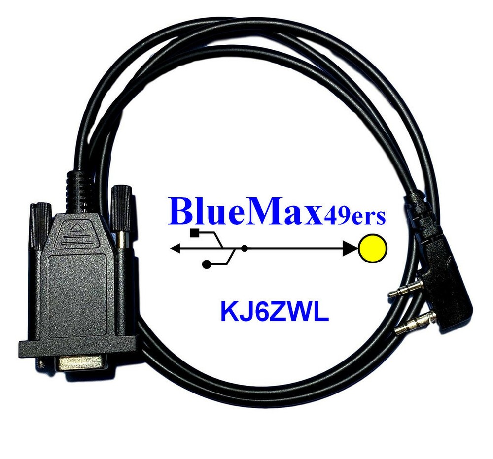 Serial Programming Cable Kenwood DB-9 KPG-22 & KPG-4