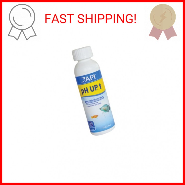 API pH UP Freshwater Aquarium Water pH Raising Solution for fish,4-Ounce Bottle,