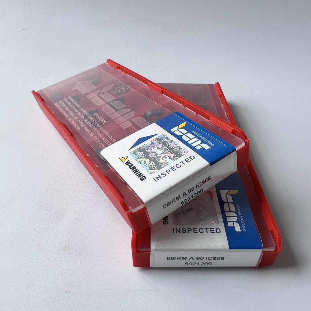 ISCAR / 08IRMA60 IC908  / Industrial indexable Carbide Inserts 10 Pcs