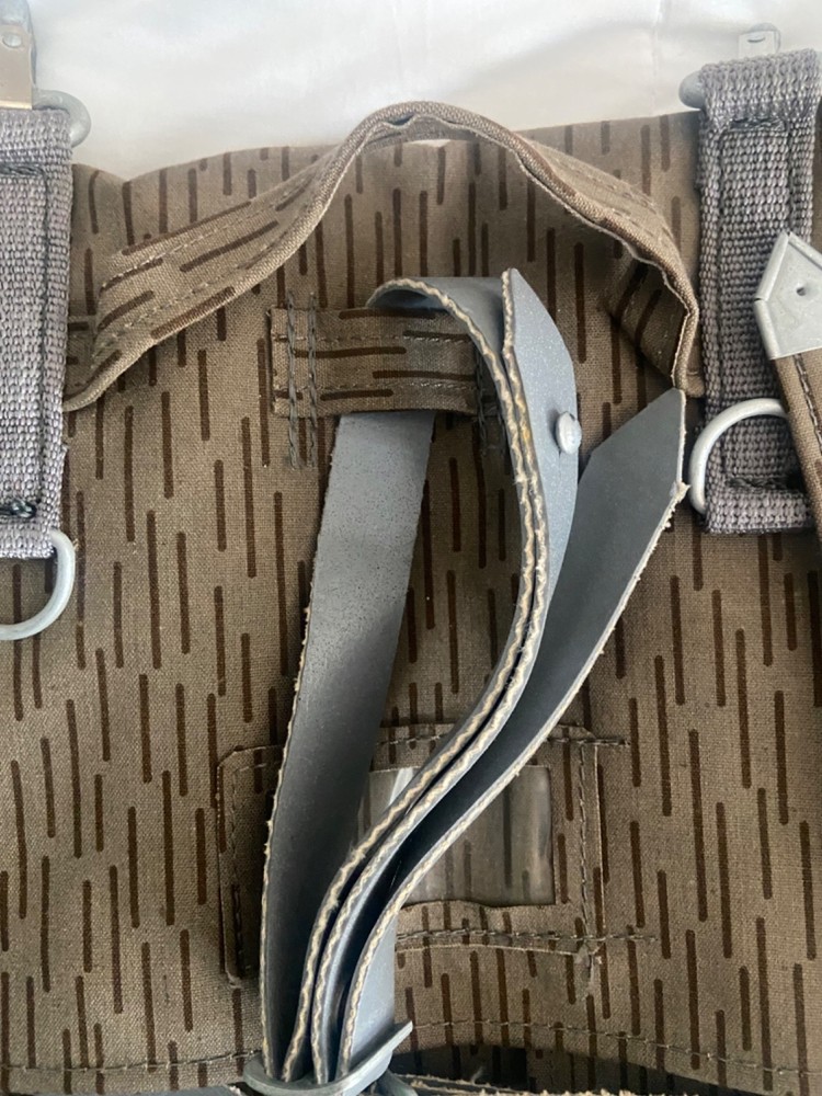 East German rain camo pack. New with Y strap