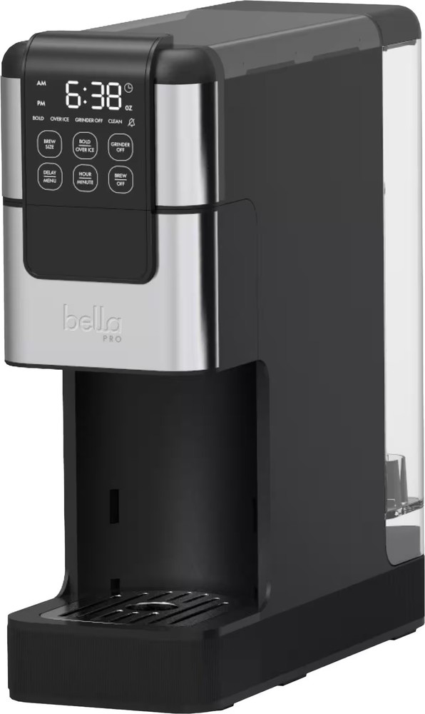 bella PRO - Perfect Grind Programmable Single-Serve Coffee Maker with Integra...