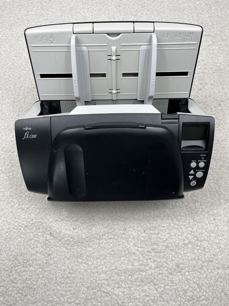 Fujitsu fi-7160 Desktop 600DPI Duplex Document Scanner Trays