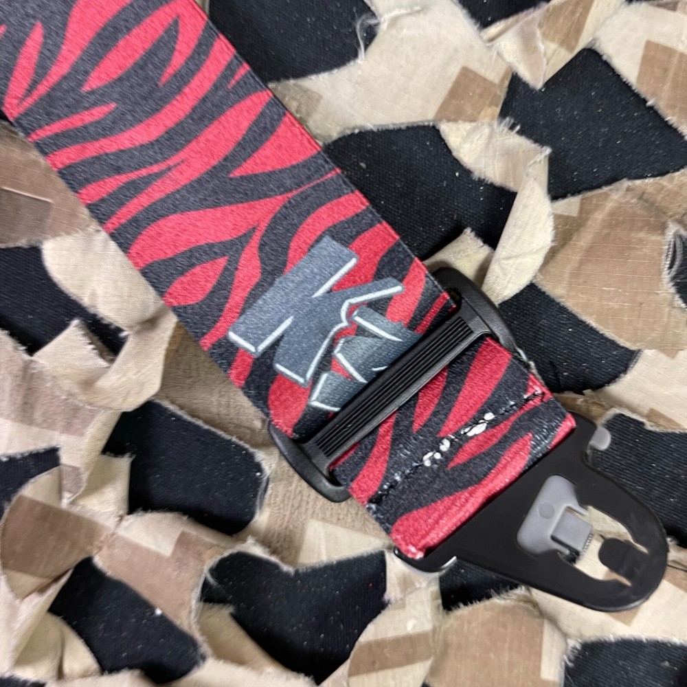 NEW KM Paintball Push Unite Goggle Strap - Tiger Blood