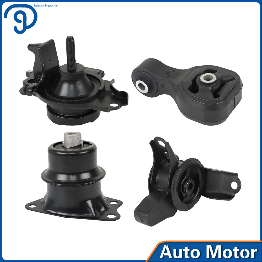 Engine Motor & Automatic Trans. Mount Set 4PCS For 2009-2014 Honda Fit 1.5L