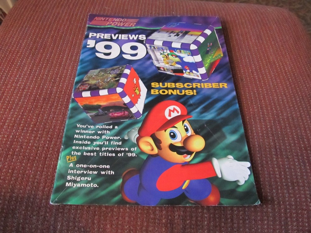 Nintendo Power Subscriber Bonus  1999 "Previews '99 Codes & Tips for 1998"