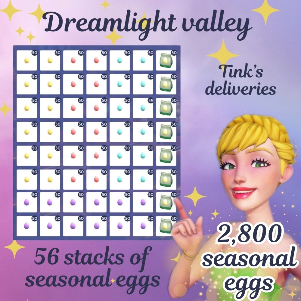 Dreamlight Valley Resources 💕 Eggtravaganza Seasonal Egg Pack
