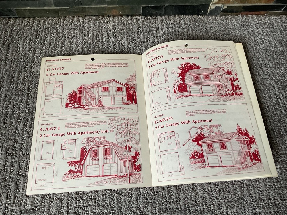 Vintage Ne U Designs Garage Plans Book