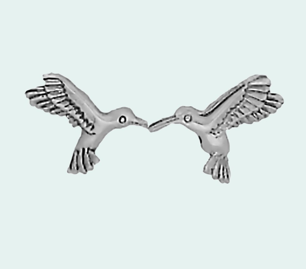 Hummingbird Earrings Sterling Silver Tiny Mini Posts Studs Bird Garden