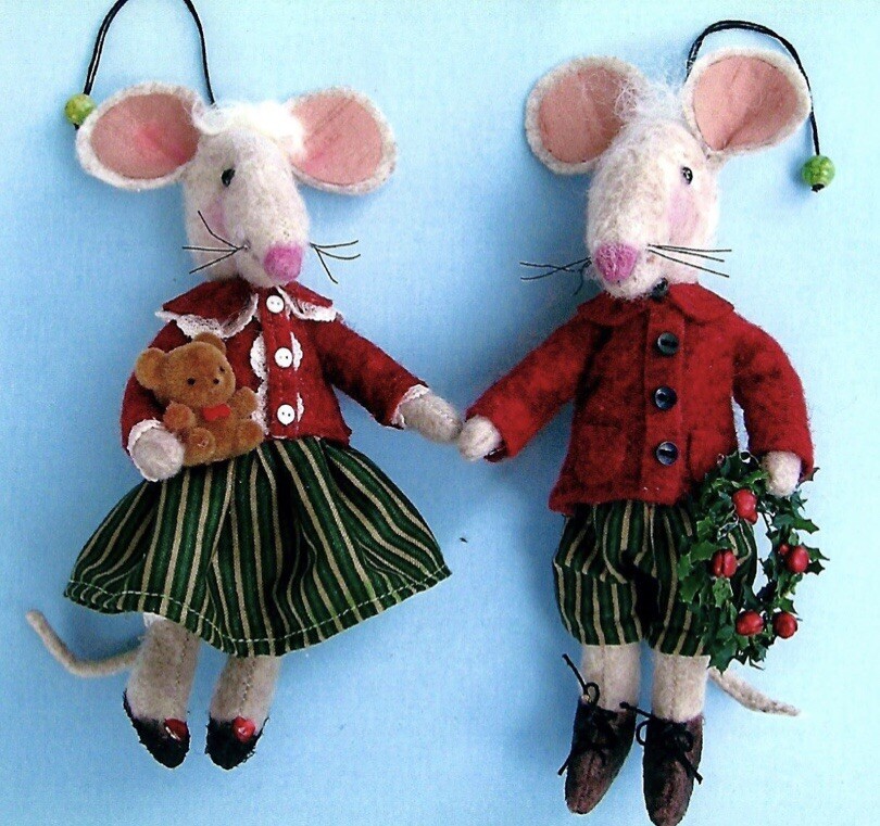 Cloth Folk Art Doll Pattern “Mousey” By Susan Barmore