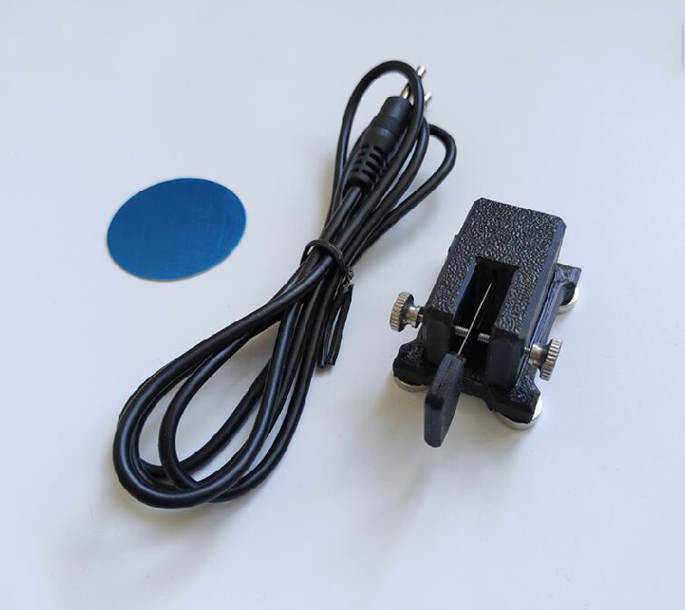 Mini Single paddle Key Morse Key CW Key Automatic Base Magnetic Shortwave Radio