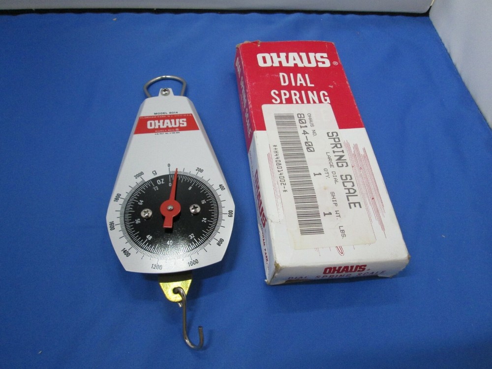 Ohaus 8014 Dial Spring Mechanical Scale, NOS