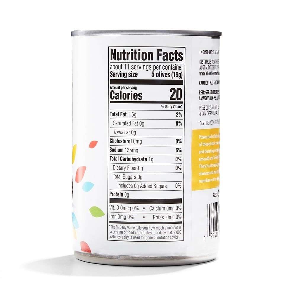 Ripe Medium Pitted Olives, 6 Ounce