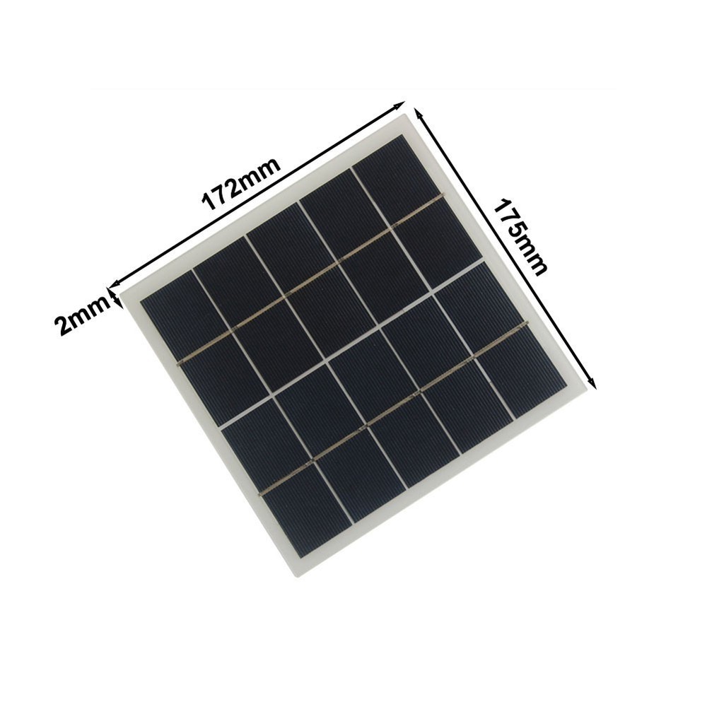 Efficient 4W Solar Panel Charger 5V with Type C for Security and Toys Power