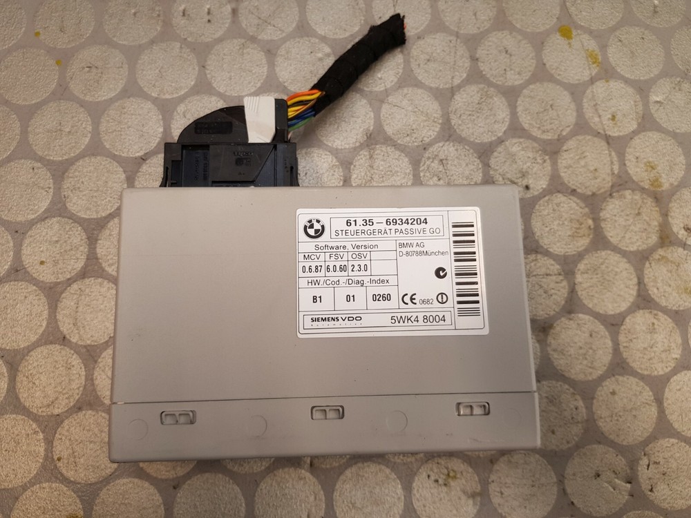 04 BMW 7 Series E65 Alarm Control Module Passive Go Unit 6934204