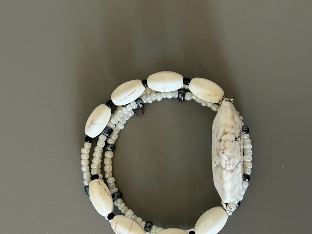 Natural Seed Bead Wrap Bracelet 23010