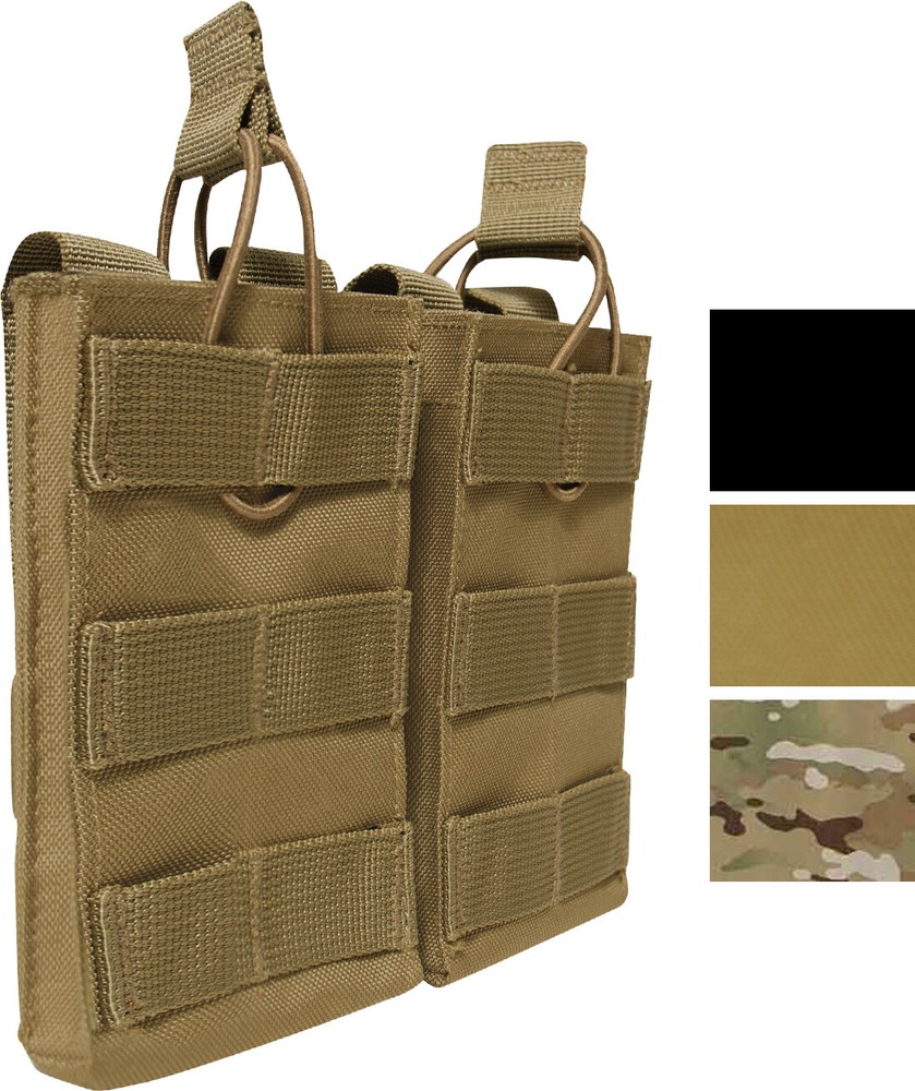 Double Mag Pouch MOLLE Open Top Two Magazine Holder