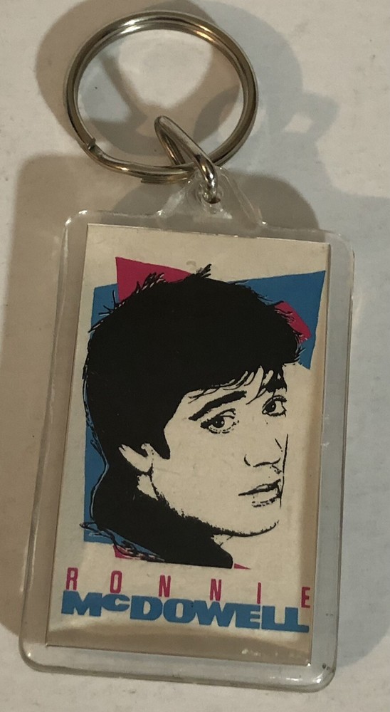 Ronnie McDowell Keychain Multi-colored background J1