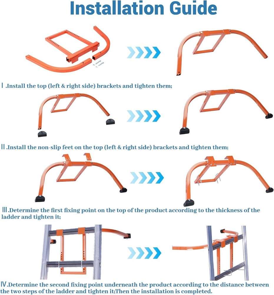 Ladder Stabilizer, Adjustable Extension Ladder Accessories Ladder Standoff