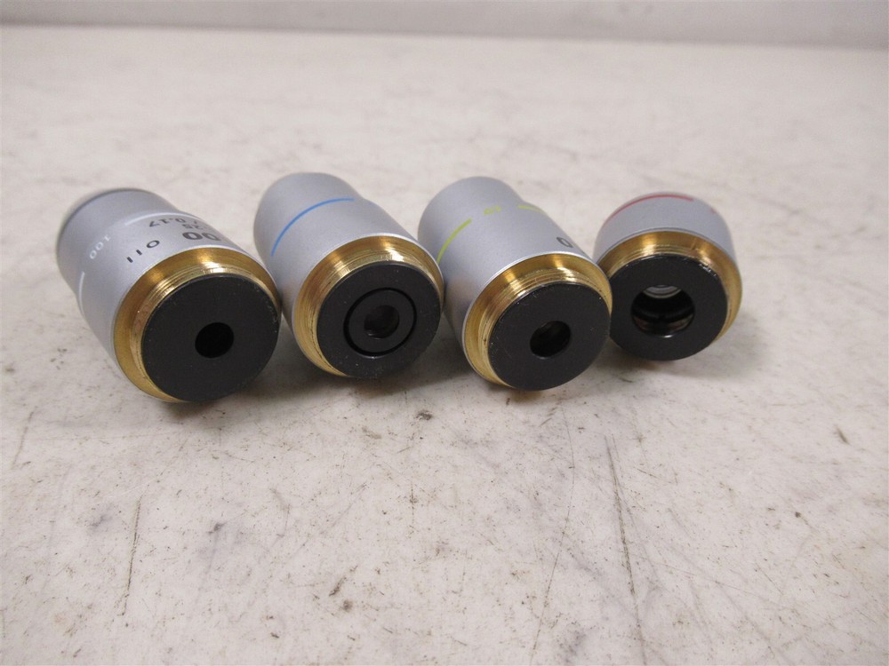 Wolfe Contour Microscope Objective Lenses EA100x EA40x EA10x EA4x