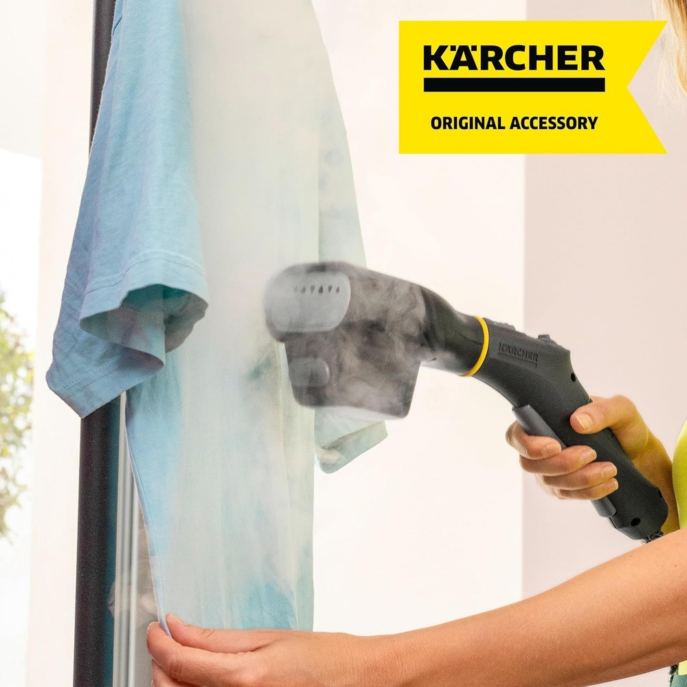 Versatile White Garment Steamer for Textiles - Odor Neutralizing & Easy Use