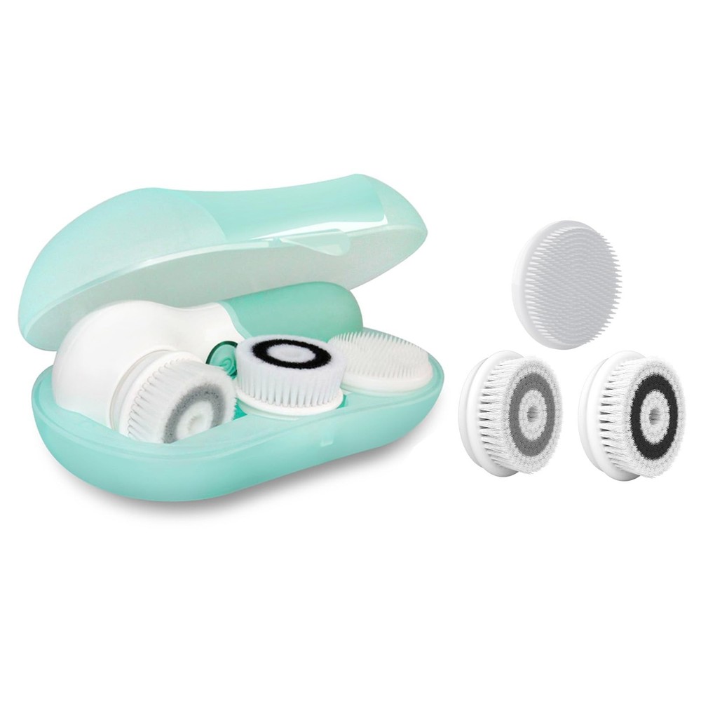 Facial Cleansing Brush Bundled Set with 3pcs Replacements