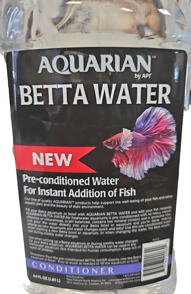 Aquarian By API Betta Water 64 oz Bottle