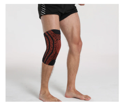Compression Sleeve Elastic Knee Pad Support Wrap Sports Black Spandex Protect