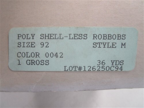 ROBINSON THREAD CO POLYESTER SEWING MACHINE BOBBIN SET OF (155) GRAY