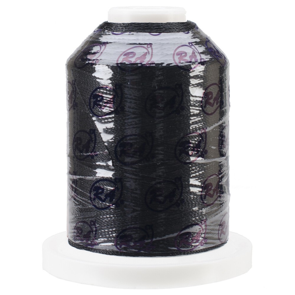 Robison-Anton Rayon Super Strength Thread Solid Colors 1,100yd-Black (3Pk)