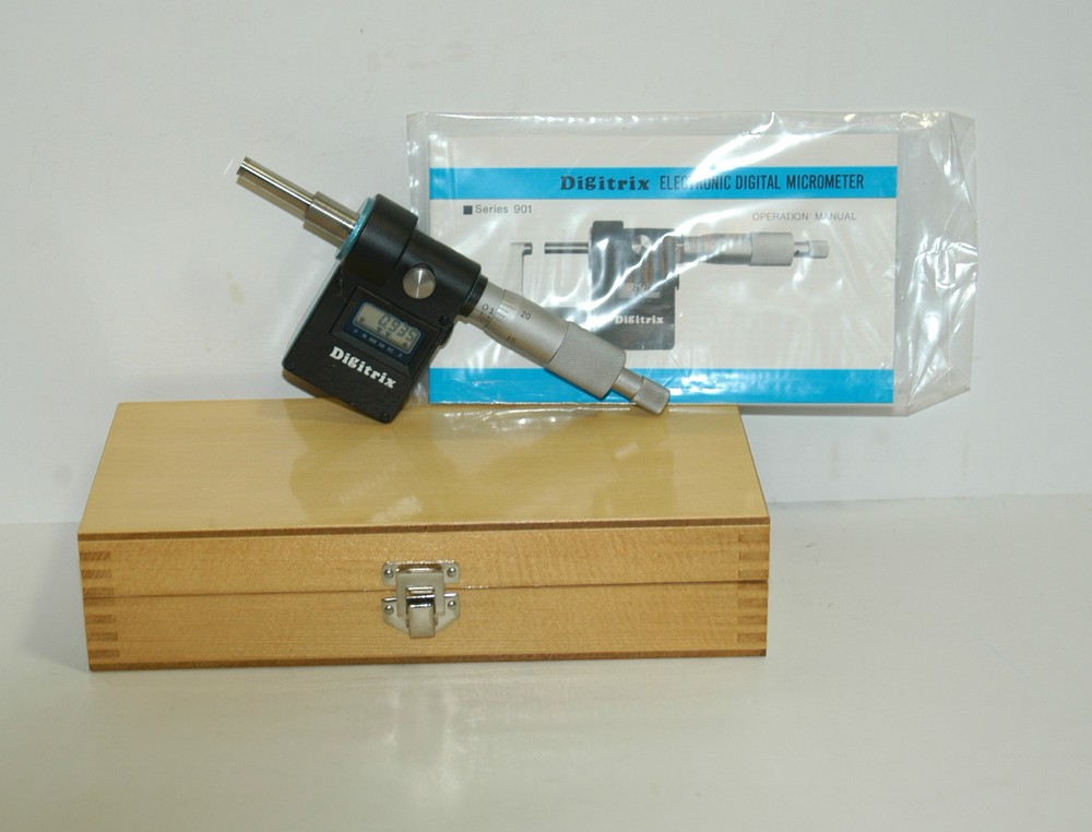 Fowler/NSK 54-904-260 DigitrixII Micrometer Head 0-1"(0-25mm)