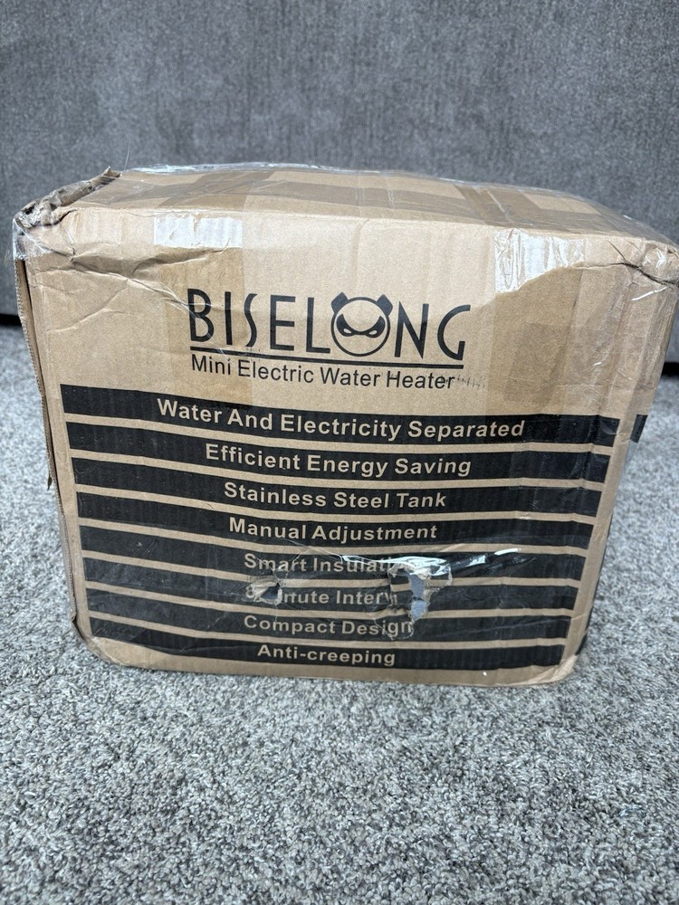 2.5 Gal Under Sink Water Heater 1500W 120V Mini RV Kitchen w/ Hoses