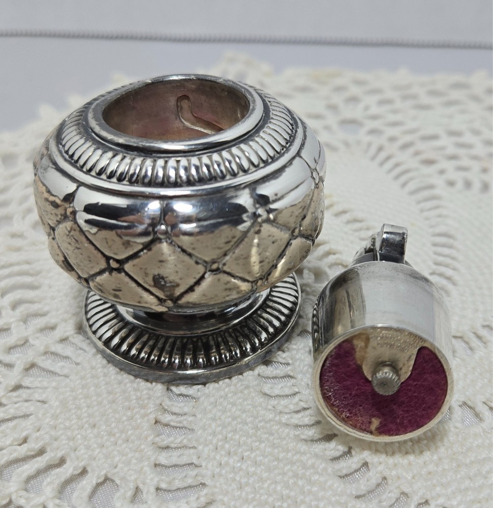 Ronson Gloria Silver Plated Table Lighter (C5 OCC)