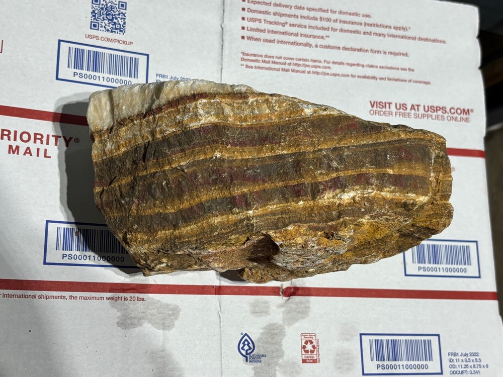 Z~ Travertine Onyx Faced Rough 10 Lbs